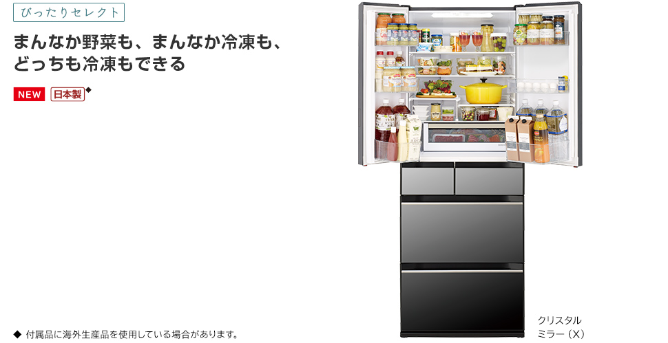 冷蔵庫4機種【鬼比較】R-HW60R 違い口コミ:レビュー!日立602L幅68.5cm