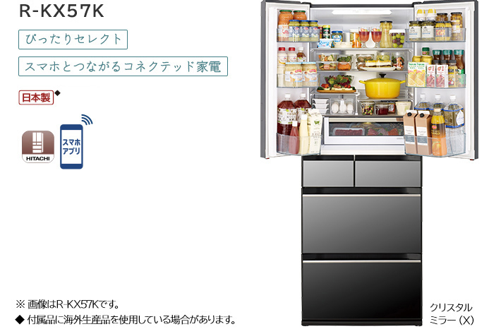 4機種【鬼比較】R-HX54R 違い口コミ:レビュー!日立540L冷蔵庫/ 幅65cm