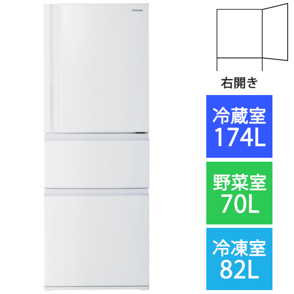 東芝の冷蔵庫ベジータ/旧モデル・型落ち含む2024年/2023年版まとめ（本体色/容量/幅も記載）