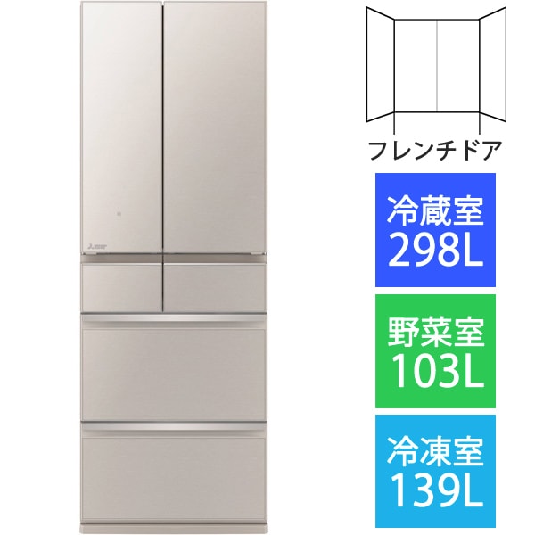 三菱電機の冷蔵庫/型落ち含む2022年/2023年版まとめ（本体色/画像/容量