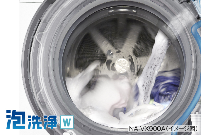 泡洗浄W,NA-VX900A(イメージ図)