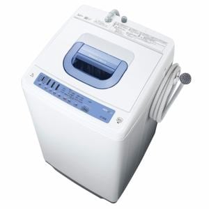 日立　NW-T76　ヤマダ電機オリジナルモデル　全自動洗濯機　「白い約束」（洗濯7.0kg）　ブルー