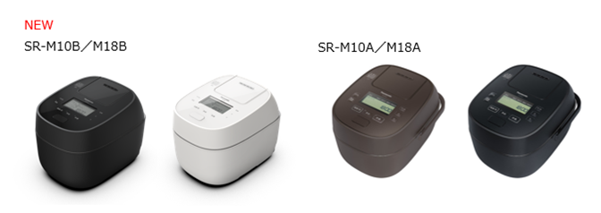 SR-M10B／M18BとSR-M10A／18A